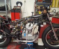 Honda CX500 custom bike Paddock Build