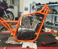 Suzuki VS800 Intruder custom bike Paddock Build