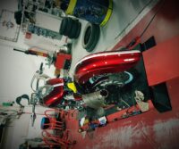 Yamaha XV1Z600 Wildstar custom bike Paddock Build